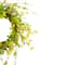 20" Yellow Forsythia & Leaves Artificial Spring Floral Wreath